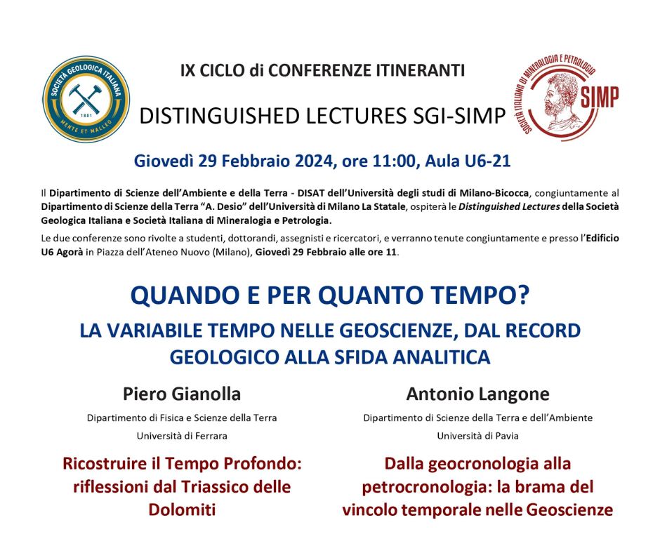 IX ciclo Distinguished Lectures - Milano